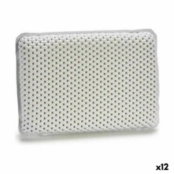 Almohada Bañera Antideslizante Blanco 100 % PVC 20 x 6 x 29 cm (12 Unidades)