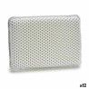 Almohada Bañera Antideslizante Blanco 100 % PVC 20 x 6 x 29 cm (12 Unidades)