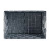 Cesta Multiusos Gris Tela 5 L 30,4 x 14 x 20 cm (18 Unidades)