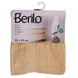 Toalla de baño Crema 50 x 90 cm (6 Unidades)