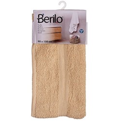 Toalla de baño 90 x 150 cm Crema (3 Unidades)