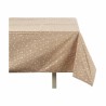 Mantel Jacquard Antimanchas Lunares 140 x 180 cm Beige (8 Unidades)