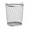 Cesto Plateado Metal 40 L 31 x 54,7 x 46,5 cm (4 Unidades)