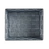 Cesta Multiusos Gris Tela 2,4 L 20 x 8 x 24 cm (24 Unidades)