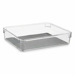 Organizador de Cajones Plástico reciclado Gris 16 x 4,5 x 24 cm (24 Unidades)