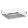 Organizador de Cajones Plástico reciclado Gris 16 x 4,5 x 24 cm (24 Unidades)