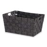 Cesta Multiusos Negro Tela 20 x 14 x 30 cm (18 Unidades)