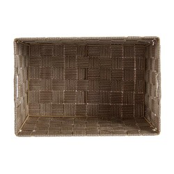 Cesta Multiusos Marrón Tela 5 L 30,4 x 14 x 20 cm (18 Unidades)