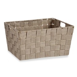 Cesta Multiusos Marrón Tela 5 L 30,4 x 14 x 20 cm (18 Unidades)