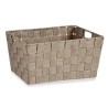 Cesta Multiusos Marrón Tela 5 L 30,4 x 14 x 20 cm (18 Unidades)