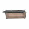 Caja de Almacenaje con Tapa Stefanplast Elegance Gris Plástico 30 L 38,5 x 17 x 59,5 cm (6 Unidades)