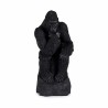 Figura Decorativa Gorila Negro 20 x 45 x 20 cm (2 Unidades)