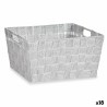 Cesta Multiusos Blanco Tela 30,4 x 14 x 20 cm (18 Unidades)