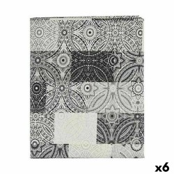 Mantel Loneta Antimanchas Azulejo 140 x 180 cm Gris (6 Unidades)