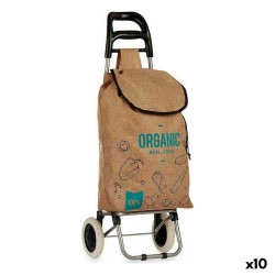 Carro de Compra Organic Marrón 3,3 L 36 x 95 x 35 cm (10 Unidades)