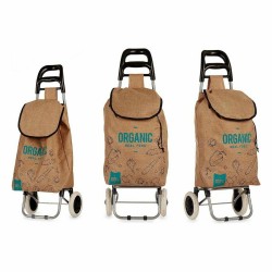 Carro de Compra Organic Marrón 3,3 L 36 x 95 x 35 cm (10 Unidades)