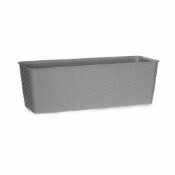 Jardinera Stefanplast Gris Plástico 18 x 16 x 49 cm (12 Unidades)