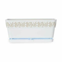 Jardinera Autorriego Stefanplast Gaia Blanco Plástico 13,3 x 12,3 x 29,3 cm (12 Unidades)