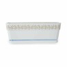 Jardinera Autorriego Stefanplast Gaia Blanco Plástico 49,5 x 17 x 19 cm (12 Unidades)