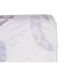 Colcha Reversible 240 x 260 cm Blanco Morado (6 Unidades)