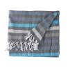 Foulard Multiusos 160 x 200 cm Azul (12 Unidades)