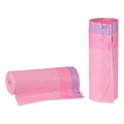 Bolsas de Basura Perfumado Autocierre Rosa Polietileno 15 Unidades 30 L