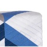 Colcha Reversible 240 x 260 cm Azul Blanco (6 Unidades)