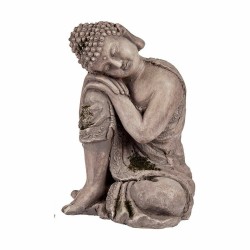 Figura Decorativa para Jardín Buda Poliresina 23 x 34 x 28 cm (2 Unidades)