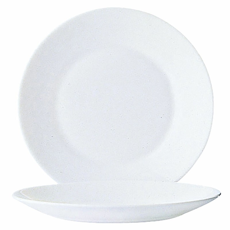 Plato de Postre Arcoroc Restaurant 6 Unidades Blanco Vidrio (u00d8 19,5 cm)