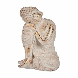 Figura Decorativa para Jardín Buda Poliresina 23 x 33 x 26 cm (2 Unidades)