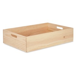 Caja Decorativa Madera de pino 40 x 14 x 60 cm (4 Unidades)