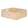 Caja Decorativa Madera de pino 35 x 14 x 40 cm (4 Unidades)