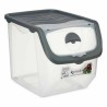 Caja Organizadora Apilable Antracita Plástico 31 x 24 x 23,5 cm (6 Unidades)