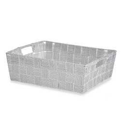 Cesta Multiusos Blanco Tela 3 L 23 x 8 x 27 cm (48 Unidades)