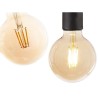 Bombilla LED Vintage E27 Transparente 4 W 9,5 x 14 x 9,5 cm (12 Unidades)