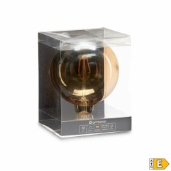 Bombilla LED Vintage E27 Transparente 4 W 14 x 19 x 14 cm (12 Unidades)