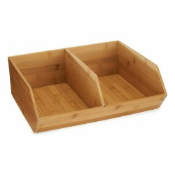 Caja Organizadora Apilable Bambú 34,5 x 13 x 31 cm (6 Unidades)