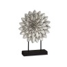 Figura Decorativa Mandala Plateado 29 x 39 x 10 cm (4 Unidades)