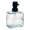 Dispensador de Jabón Pure Soap 250 ml Cristal Transparente Plástico (12 Unidades)