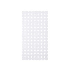 Alfombrilla Antideslizante para Ducha Blanco PVC 68 x 1 x 36 cm (6 Unidades)