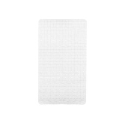 Alfombrilla Antideslizante para Ducha Cuadros Blanco PVC 67,7 x 38,5 x 0,7 cm (6 Unidades)