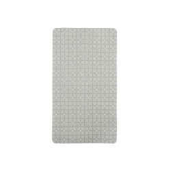 Alfombrilla Antideslizante para Ducha Cuadros Gris PVC 67,7 x 38,5 x 0,7 cm (6 Unidades)