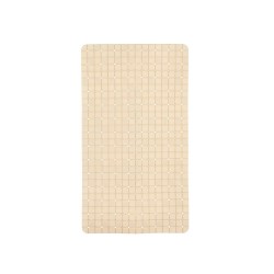 Alfombrilla Antideslizante para Ducha Cuadros Beige PVC 67,7 x 38,5 x 0,7 cm (6 Unidades)