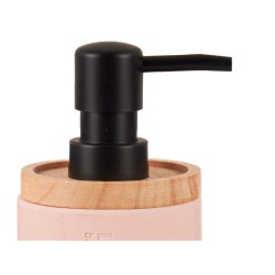 Dispensador de Jabón Rosa Madera Resina Plástico (6 Unidades)