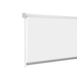 Estor Enrollable Blanco Tela Plástico 120 x 180 cm (6 Unidades)