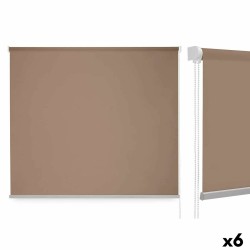 Estor Enrollable 180 x 180 cm Beige Tela Plástico (6 Unidades)