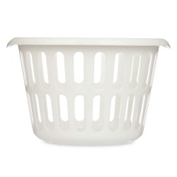 Cesto Blanco Polipropileno 27 L 40 x 25 x 40 cm (18 Unidades)