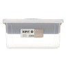 Caja Multiusos Gris Transparente Plástico 9 L 35,5 x 17 x 23,5 cm (6 Unidades)