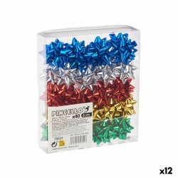 Lazos Brillo Multicolor PVC 5 x 3,5 x 5 cm (12 Unidades)