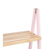 Estantería de Baño Rosa Natural Bambú Madera de pino 40,3 x 81,5 x 30 cm